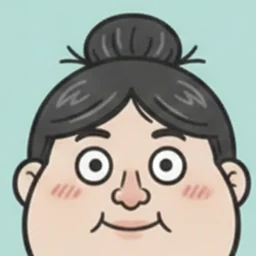 お団子頭の女性